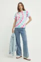 Bavlnené tričko Polo Ralph Lauren ružová
