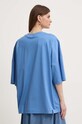 Одежда Хлопковая футболка Max Mara Leisure 2416971018600 голубой