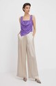 Топ Sisley 5SYELH00Y фіолетовий SS24