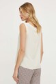 Odzież Sisley top jedwabny 50OYLH010 beżowy