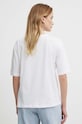 Одежда Хлопковая футболка Sisley 3AIRL1056 белый