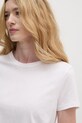 Odzież Sisley t-shirt bawełniany 3I1XL101S biały
