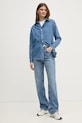 Sisley tricou din bumbac 3I1XL101S bej SS25