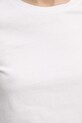 Pamučna majica Sisley 3I1XL101S krem