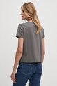 Sisley t-shirt bawełniany 3I1XL101S szary SS25