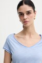 Îmbrăcăminte Sisley tricou 3TNHL400E albastru