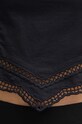 Хлопковый топ Sisley 5WDVLH014 чёрный