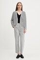 Sisley top bawełniany 3I1XLH00S czarny SS25