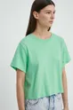 zöld American Vintage t-shirt T-SHIRT MC COL ROND US