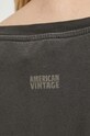 American Vintage t-shirt T-SHIRT MC COL BATEAU PYM02AE24 szary