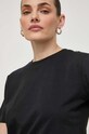Patrizia Pepe t-shirt bawełniany czarny 2M4378.J111