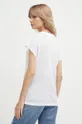 Льняна футболка Calvin Klein білий