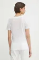 Λευκό μπλουζάκι Calvin Klein 100% Λινάρι