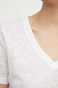 Calvin Klein t-shirt lniany K20K207261 biały