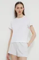 biela Bavlnené tričko Abercrombie & Fitch