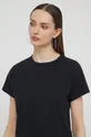 črna Bombažna kratka majica Abercrombie & Fitch