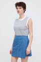 Bavlnený top Abercrombie & Fitch biela KI139.4259.123