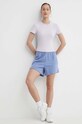 Abercrombie & Fitch t-shirt KI139.4285.670 fioletowy SS24