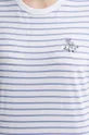 plava Pamučna majica Abercrombie & Fitch