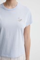 Bavlnené tričko Abercrombie & Fitch modrá KI157.4023.230