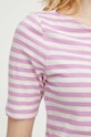 Marc O'Polo t-shirt bawełniany 402219651333 różowy