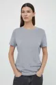 szary Marc O'Polo t-shirt lniany Damski