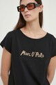 Памучна тениска Marc O'Polo черен 403206751377