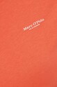 Βαμβακερό μπλουζάκι Marc O'Polo πορτοκαλί 403218351003