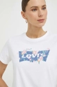 biały Levi's t-shirt bawełniany