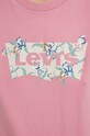 Βαμβακερό μπλουζάκι Levi's 17369.2522 ροζ