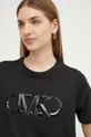 czarny MICHAEL Michael Kors t-shirt bawełniany