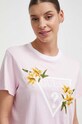 Guess t-shirt ZOEY różowy V4GI02.K46D1