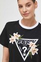 Tričko Guess ZOEY černá V4GI02.K46D1