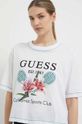 Хлопковая футболка Guess белый V4GI04.JA914