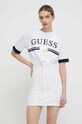 Guess t-shirt bawełniany MYLAH biały V4GI00.I3Z14
