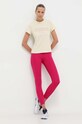 Guess t-shirt bawełniany NYRA V4GI01.I3Z14 beżowy SS24