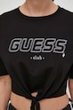 Хлопковая футболка Guess чёрный V4GI10.I3Z14