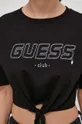 czarny Guess t-shirt bawełniany NATALIA