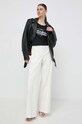 Μπλουζάκι Morgan DONNA DONNA.NOIR/.SILVER μαύρο SS24