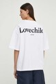 Βαμβακερό μπλουζάκι Lovechild λευκό 24.2.505.2000