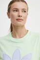 adidas Originals pamut póló zöld IU2374