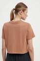Одежда Хлопковая футболка Hummel 223945 коричневый