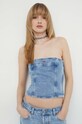 Diesel top din denim albastru A12774.09I37