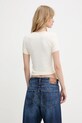 Odzież Diesel t-shirt bawełniany A12836.0SQAD beżowy