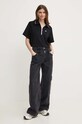 Miss Sixty tricou polo SJ3570 S/S T-SHIRT 6L2SJ3570000 negru SS24