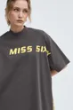 Miss Sixty t-shirt z domieszką jedwabiu SJ5500 S/S Damski
