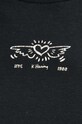 Miss Sixty tricou x Keith Haring 6L1SJ1730000 negru