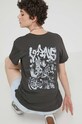 Vans tricou din bumbac gri VN000GFPBLK1