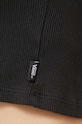 Vans top din bumbac VN000G3JBLK1 negru