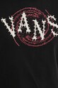 Vans tricou din bumbac VN000GFNBLK1 negru